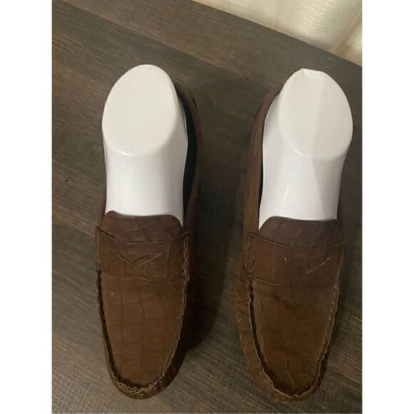 Cole Haan suede brown leather loafer flats size 7 - Picture 2 of 9